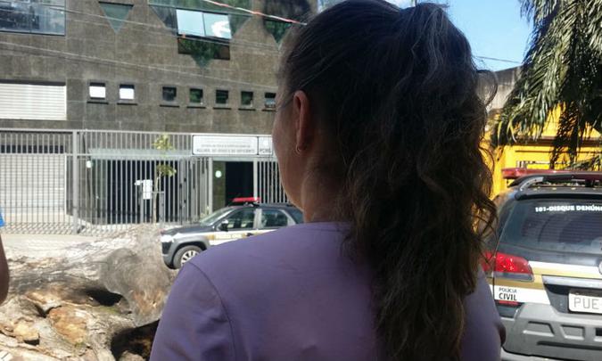 Vítima registrou a ocorrência na Delegacia de Mulheres (foto: Paulo Filgueiras/EM/D.A.Press)